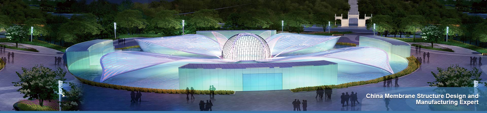 بنية غشاء ETFE الشفاف