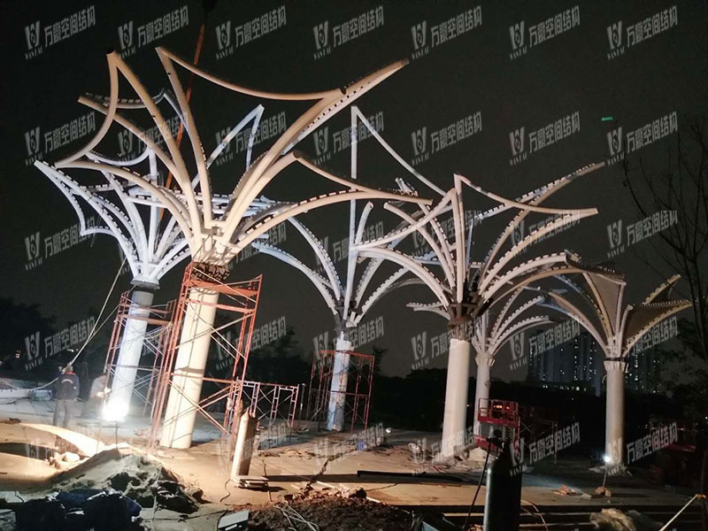 Dongguan Dongjiang West Bank Special-shaped Steel Structure Project Dongguan Dongjiang West Bank Special-shaped Steel Structure Project