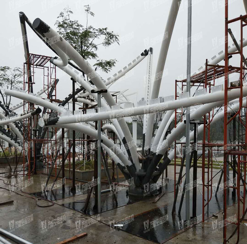 Dongguan Dongjiang West Bank Special-shaped Steel Structure Project Dongguan Dongjiang West Bank Special-shaped Steel Structure Project