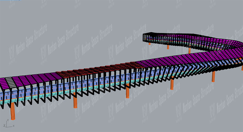 Three Pavilions and One City&nbsp;ETFE Corridor Membrane Structure Project in Shenzhen Longgang Completed