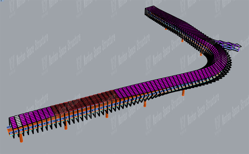 Three Pavilions and One City&nbsp;ETFE Corridor Membrane Structure Project in Shenzhen Longgang Completed