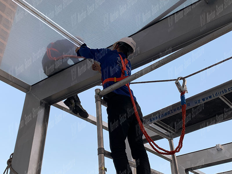 Three Pavilions and One City&nbsp;ETFE Corridor Membrane Structure Project in Shenzhen Longgang Completed