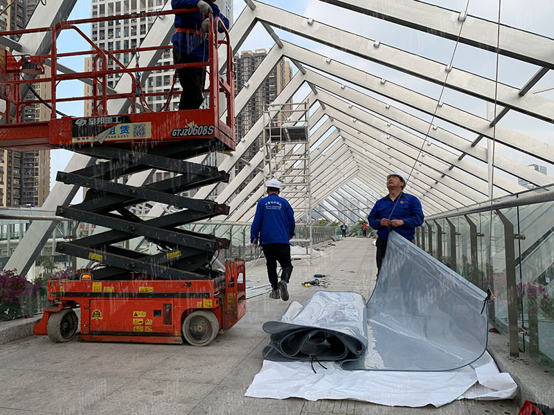 Three Pavilions and One City&nbsp;ETFE Corridor Membrane Structure Project in Shenzhen Longgang Completed