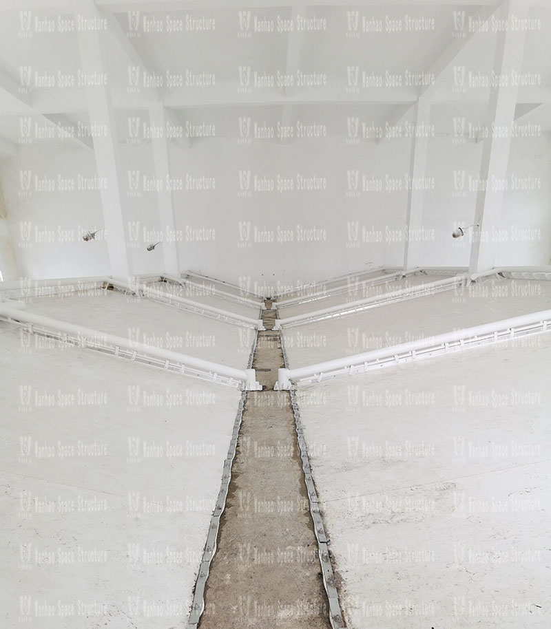 The indoor steel membrane structure project of the wastewater station of Zhejiang Xianju Pharmaceutical Co., Ltd. was completed The indoor steel membrane structure project of the wastewater station of Zhejiang Xianju Pharmaceutical Co., Ltd. was completed