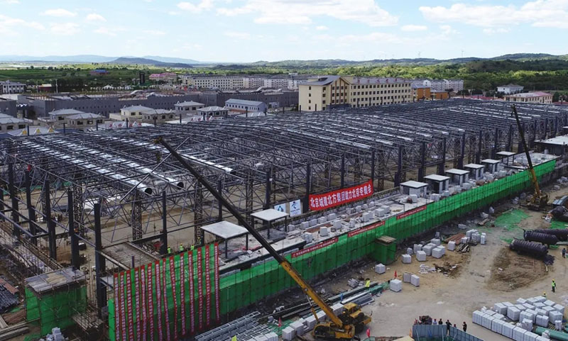 The Winter Olympics Ice Project Training Center on Saihanba The Winter Olympics Ice Project Training Center on Saihanba