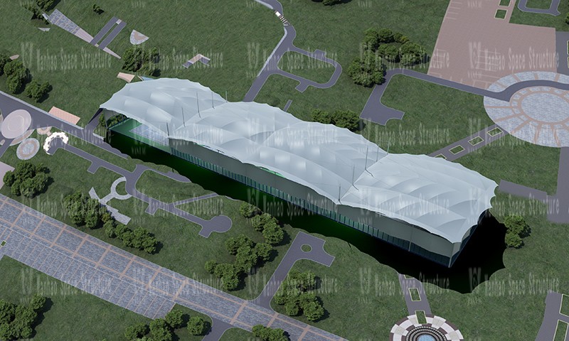 Ningbo (Yinzhou) Tennis Center Sunshade Membrane Structure Project Phase II Project