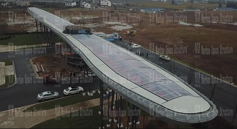 四川南充电影学院景观膜结构项目竣工