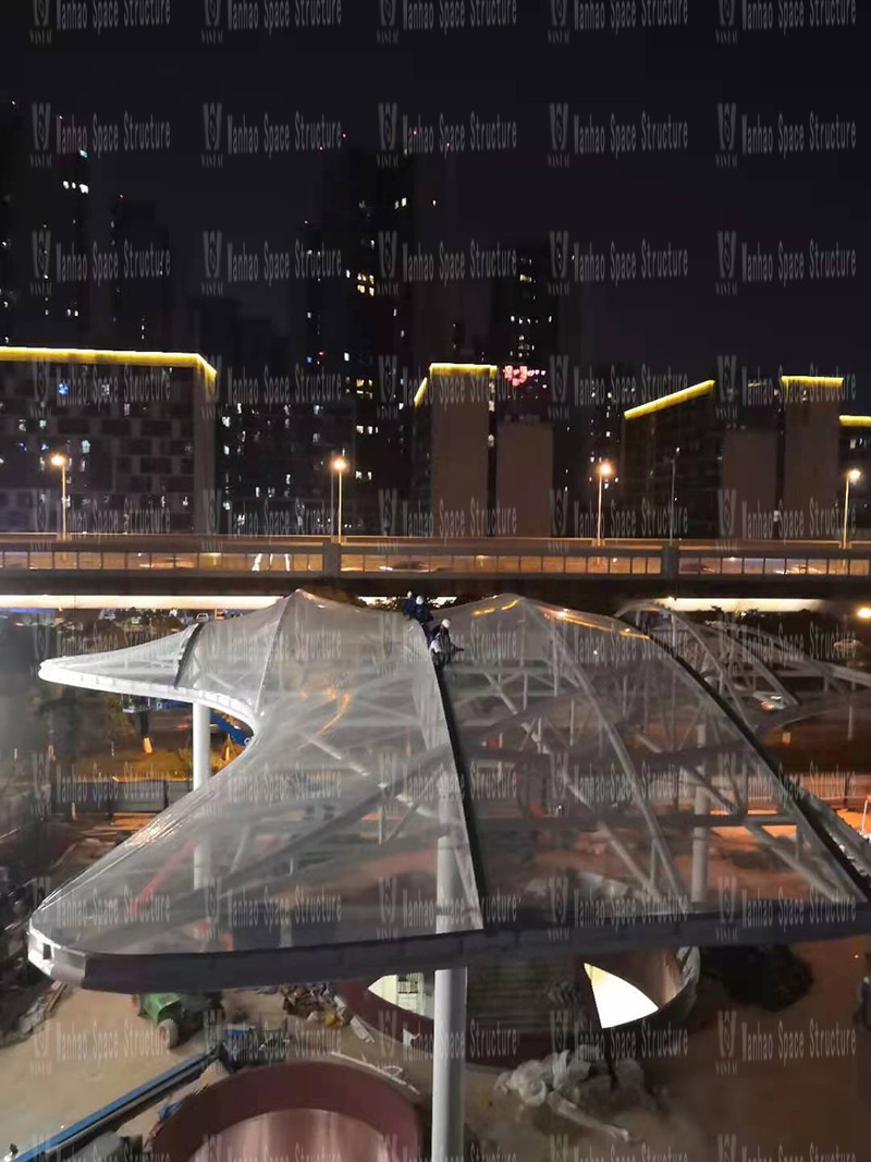 Changsha Guitang Sponge Demonstration Park Construction Project ETFE Membrane Structure Project Changsha Guitang Sponge Demonstration Park Construction Project ETFE Membrane Structure Project