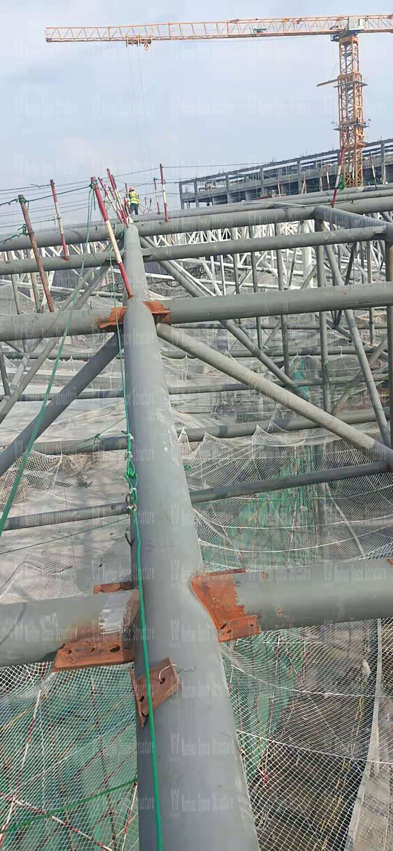 Construction of the membrane structure project of the Hangzhou Asian Games baseball (soft) ball sports and cultural center begins Construction of the membrane structure project of the Hangzhou Asian Games baseball (soft) ball sports and cultural center begins