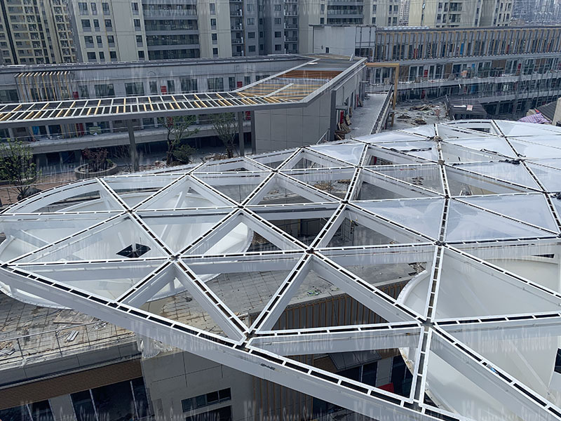 The employees of Marriott Space Structure went to Taizhou Dabanqiao ETFE Air Pillow Canopy Project, Wenzhou Tieding Yo Park ETFE Canopy and PTFE Landscape Umbrella Membrane Structure Project to learn and exchange The employees of Marriott Space Structure went to Taizhou Dabanqiao ETFE Air Pillow Canopy Project, Wenzhou Tieding Yo Park ETFE Canopy and PTFE Landscape Umbrella Membrane Structure Project to learn and exchange