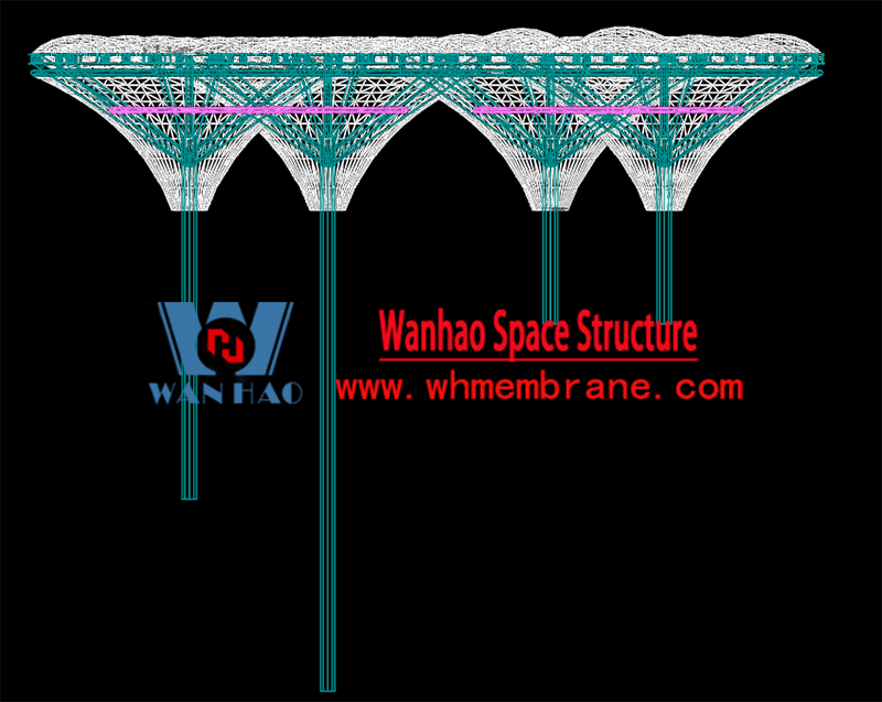 Taizhou Dabanqiao ETFE air pillow canopy project Taizhou Dabanqiao ETFE air pillow canopy project