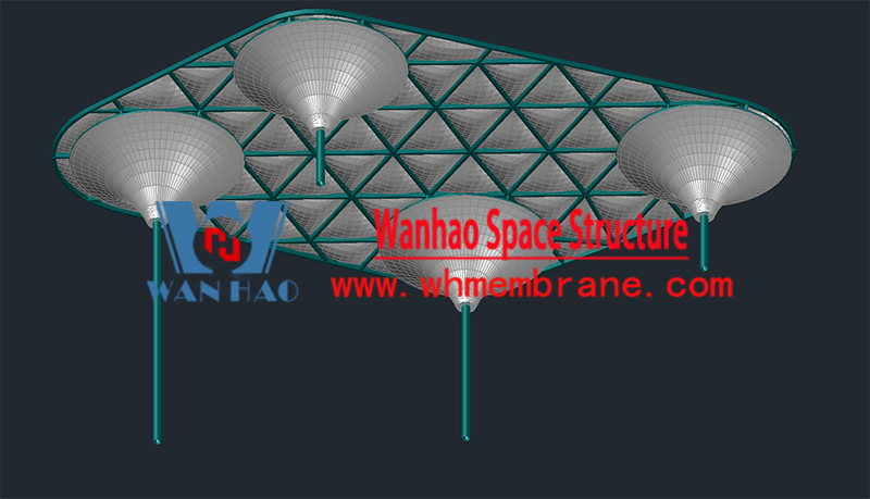 Taizhou Dabanqiao ETFE air pillow canopy project Taizhou Dabanqiao ETFE air pillow canopy project