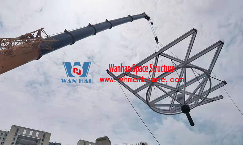 Taizhou Dabanqiao ETFE air pillow canopy project Taizhou Dabanqiao ETFE air pillow canopy project
