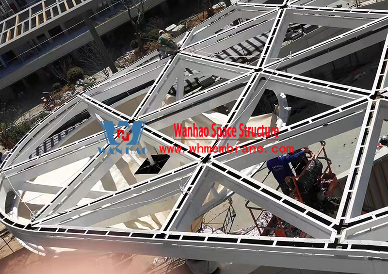 Taizhou Dabanqiao ETFE air pillow canopy project Taizhou Dabanqiao ETFE air pillow canopy project