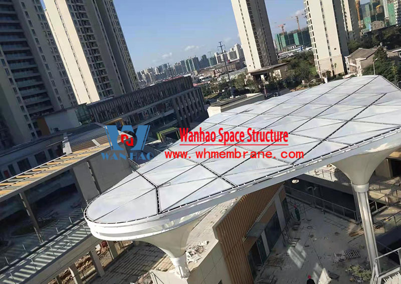 Taizhou Dabanqiao ETFE air pillow canopy project Taizhou Dabanqiao ETFE air pillow canopy project