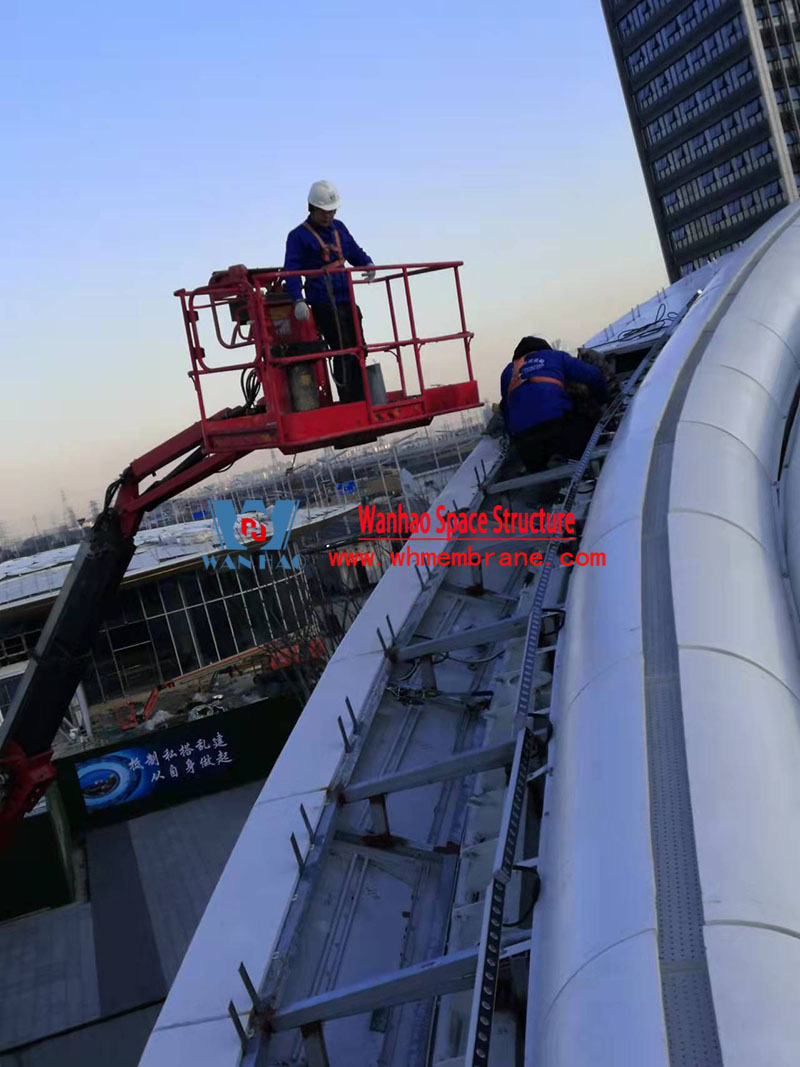 Shanghai-Tong Railway Zhangjiagang Station Local Auxiliary Project is nearing completion