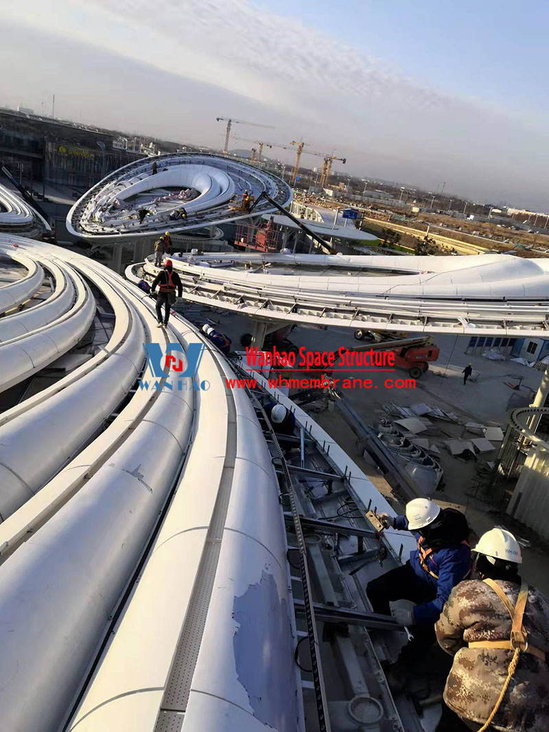 Shanghai-Tong Railway Zhangjiagang Station Local Auxiliary Project is nearing completion