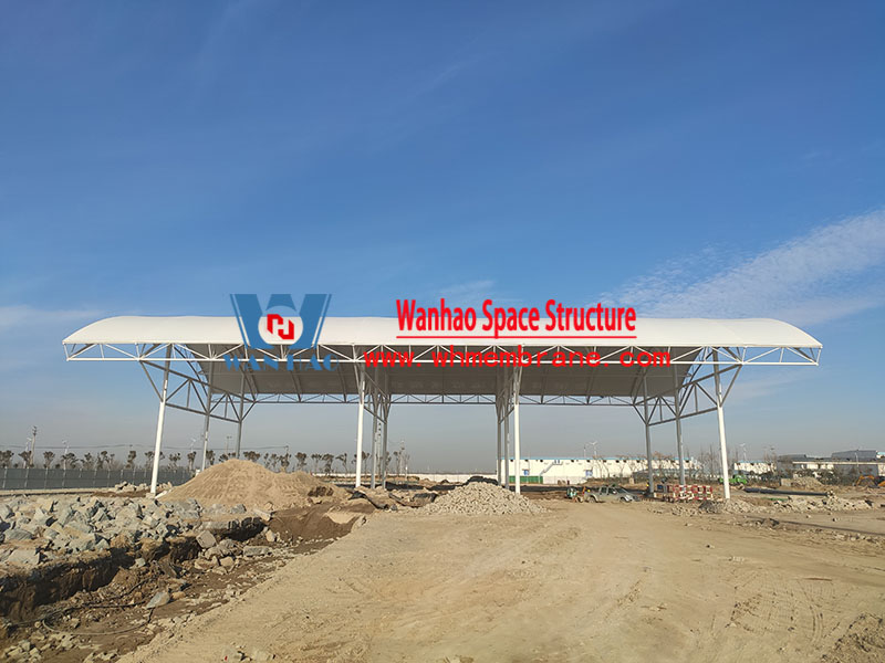 The project of one customs and two inspection inspection facilities at the national first-class open port in Sheyang Port area was completed