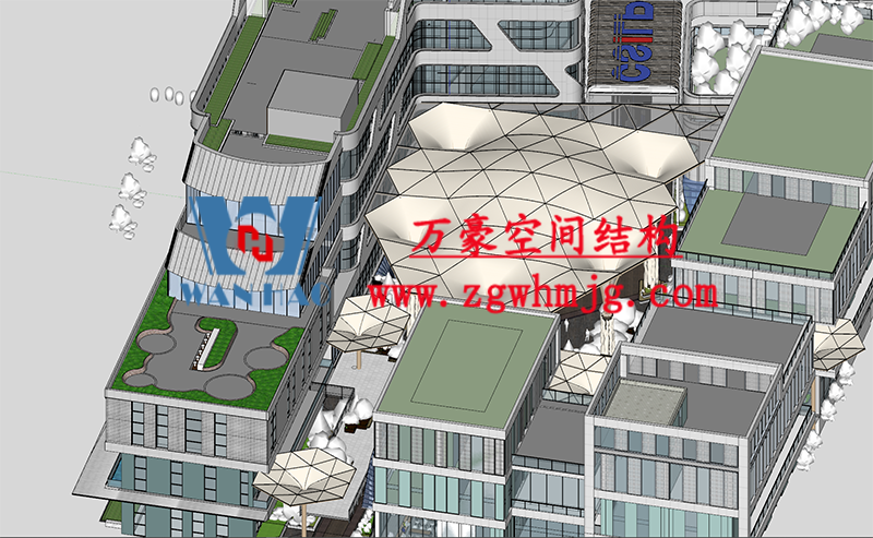 Wanhao 2022 No. 3 - Membrane Steel Structure Project of China-ASEAN Featured Commodities Convergence Center Wanhao 2022 No. 3 - Membrane Steel Structure Project of China-ASEAN Featured Commodities Convergence Center