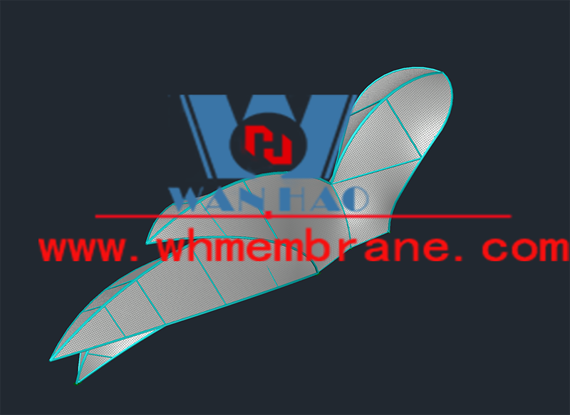 Wanhao 2022 No. 4 - Steel Membrane Structure Project of Maliantan Desert Park in Dingbian, Shaanxi Wanhao 2022 No. 4 - Steel Membrane Structure Project of Maliantan Desert Park in Dingbian, Shaanxi