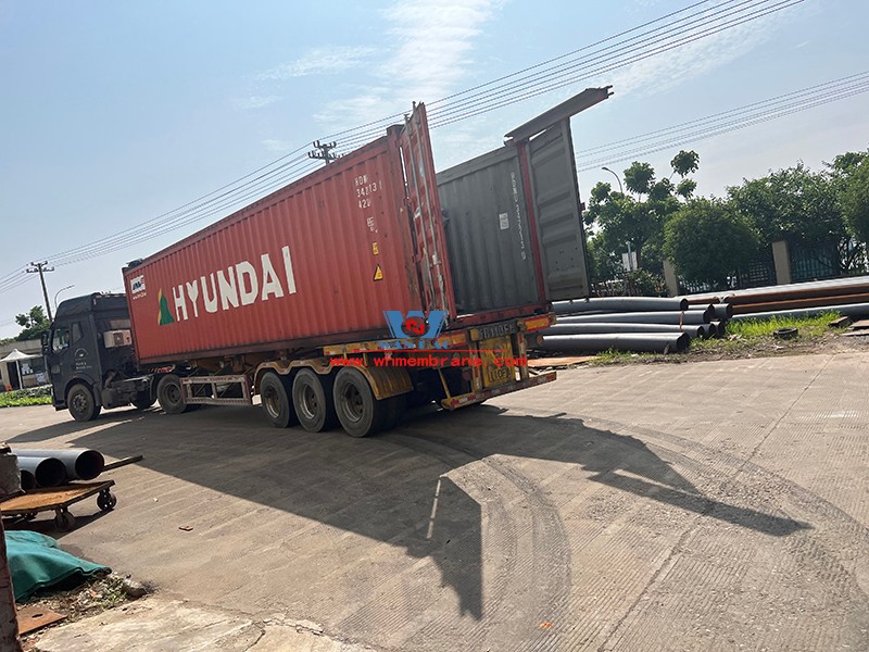 Australian tennis court building project began to ship Australian tennis court building project began to ship