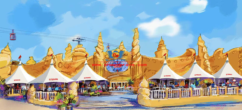 Wanhao 2022 Lot 9 - Shanghai Haichang Ocean Park steel membrane structure project Wanhao 2022 Lot 9 - Shanghai Haichang Ocean Park steel membrane structure project