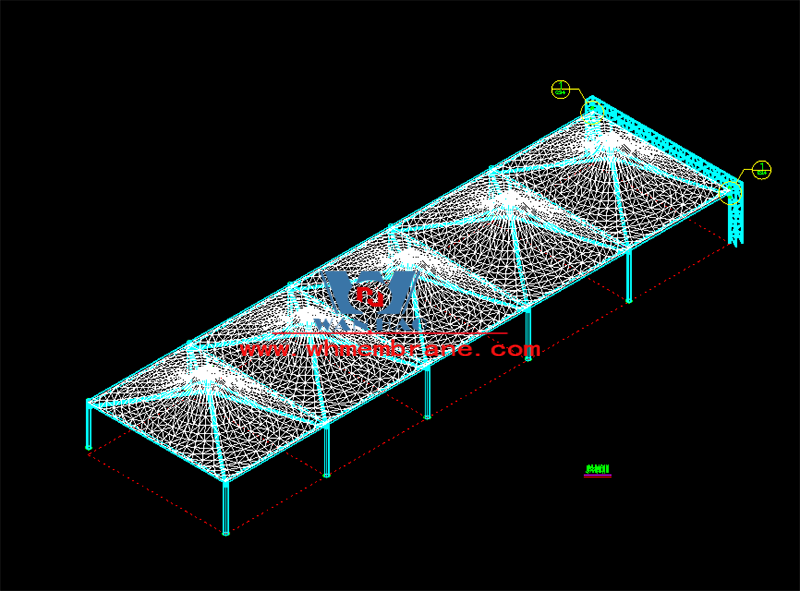 Wanhao 2022 Lot 9 - Shanghai Haichang Ocean Park steel membrane structure project Wanhao 2022 Lot 9 - Shanghai Haichang Ocean Park steel membrane structure project