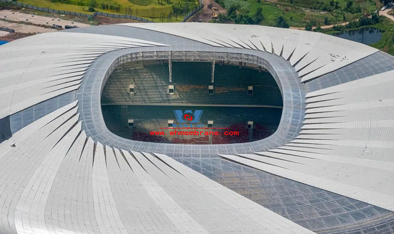 ETFE Roof Membrane Structure Project of Chongqing Longxing Football Stadium Project, the host venue of the 2023 Asian Cup ETFE Roof Membrane Structure Project of Chongqing Longxing Football Stadium Project, the host venue of the 2023 Asian Cup