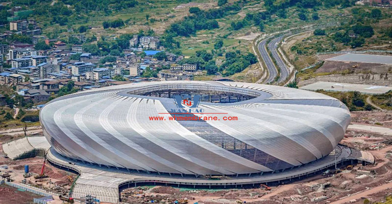 ETFE Roof Membrane Structure Project of Chongqing Longxing Football Stadium Project, the host venue of the 2023 Asian Cup ETFE Roof Membrane Structure Project of Chongqing Longxing Football Stadium Project, the host venue of the 2023 Asian Cup