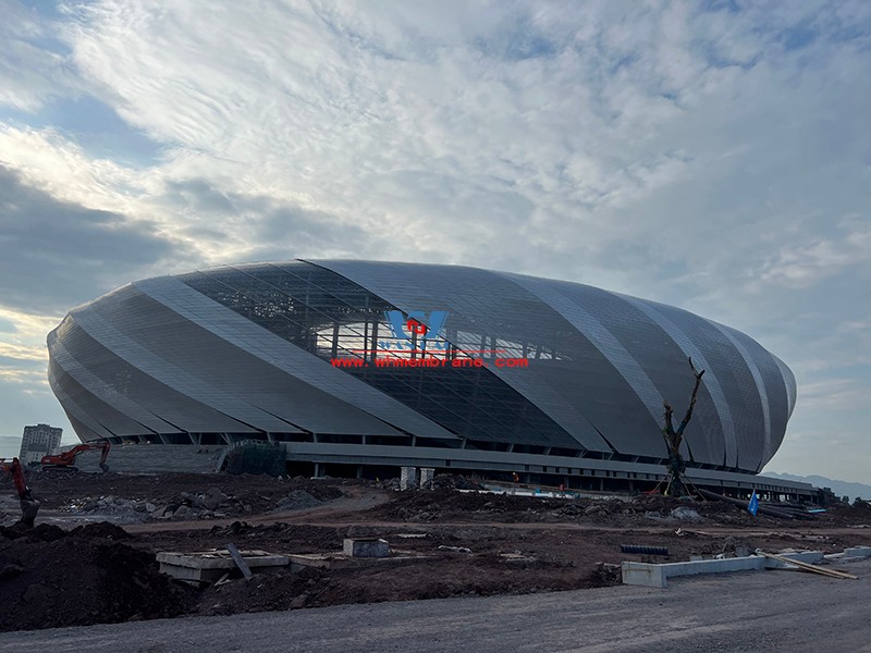 ETFE Roof Membrane Structure Project of Chongqing Longxing Football Stadium Project, the host venue of the 2023 Asian Cup ETFE Roof Membrane Structure Project of Chongqing Longxing Football Stadium Project, the host venue of the 2023 Asian Cup