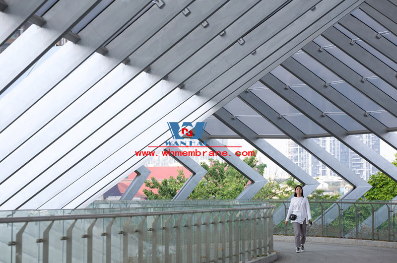 Three Pavilions and One City&nbsp;ETFE Corridor Membrane Structure Project in Shenzhen Longgang