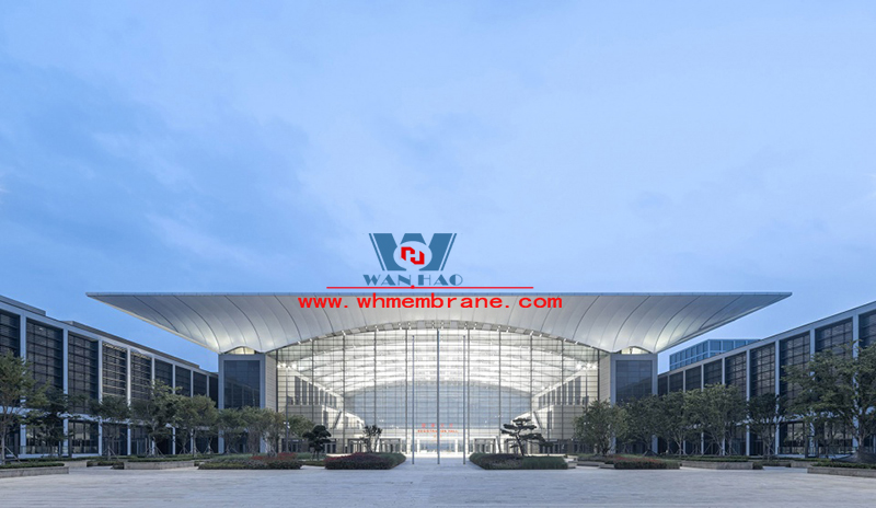 Qingdao Hongdao International Exhibition Center Facade Membrane Structure Project Qingdao Hongdao International Exhibition Center Facade Membrane Structure Project