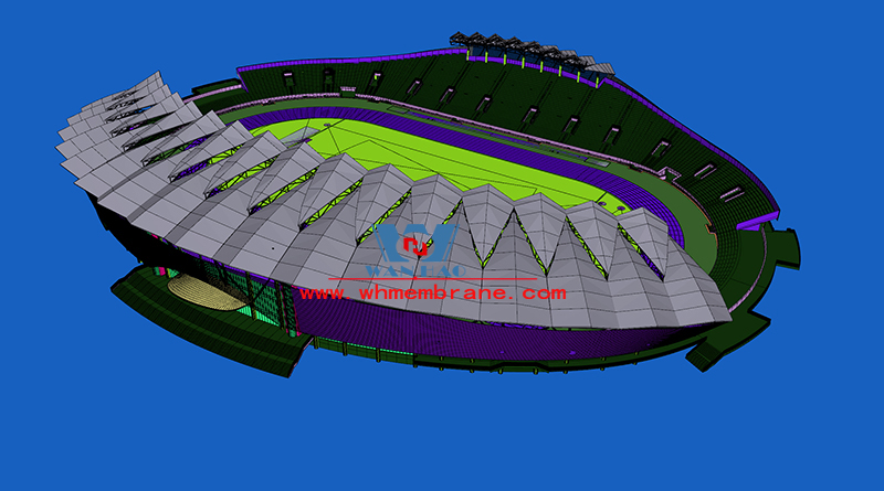 Zhangye Olympic Sports Center Construction Project (EPC) the general contract of the stadium PTFE membrane structure professional subcontract project Zhangye Olympic Sports Center Construction Project (EPC) the general contract of the stadium PTFE membrane structure professional subcontract project