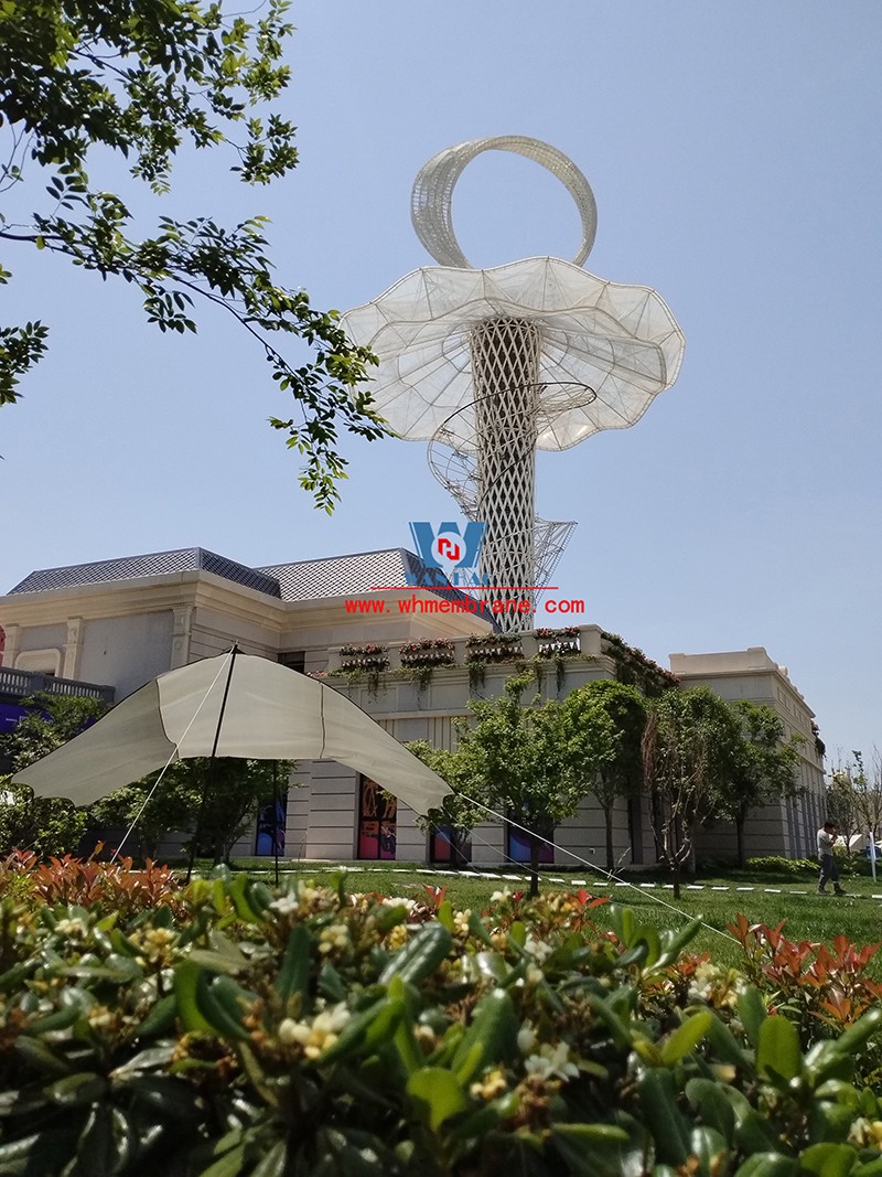 Light body, beautiful shape membrane structure building