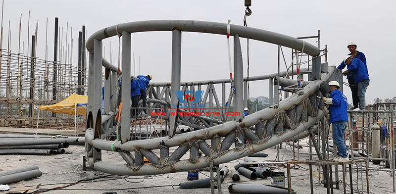 Sichuan Nanchong Film Academy steel structure engineering Sichuan Nanchong Film Academy steel structure engineering