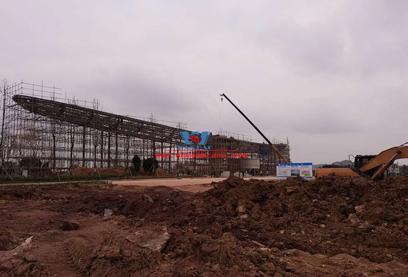 Sichuan Nanchong Film Academy steel structure engineering Sichuan Nanchong Film Academy steel structure engineering