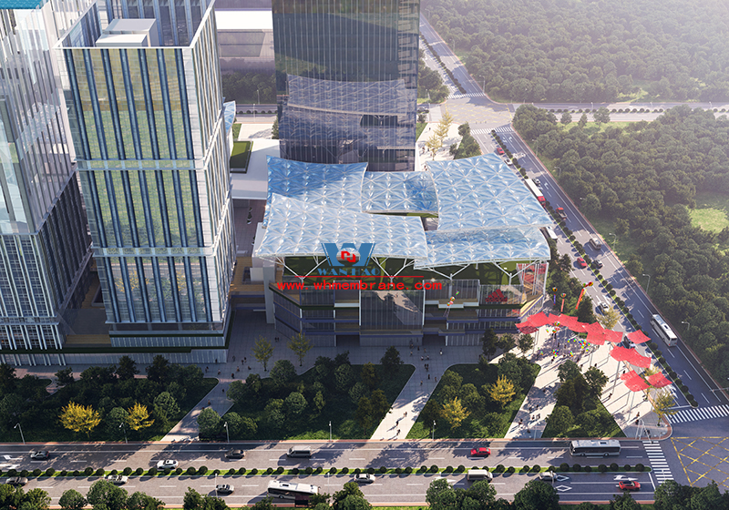 Curtain wall and railing project of the third section of Lot A of China Communications Hainan Headquarters Base Project Curtain wall and railing project of the third section of Lot A of China Communications Hainan Headquarters Base Project