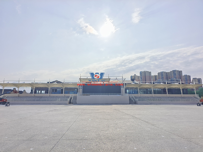 Sichuan Vocational and Technical College Lithium Technology construction project bleacher membrane structure project