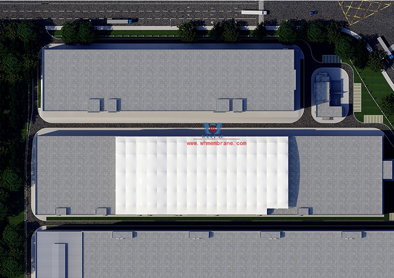 Zhejiang True Love Carpet Industry Technology Co., LTD. Workshop three roof membrane structure project completed good luck! Zhejiang True Love Carpet Industry Technology Co., LTD. Workshop three roof membrane structure project completed good luck!