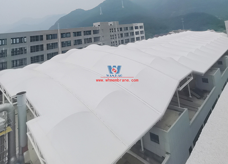 Zhejiang True Love Carpet Industry Technology Co., LTD. Workshop three roof membrane structure project completed good luck! Zhejiang True Love Carpet Industry Technology Co., LTD. Workshop three roof membrane structure project completed good luck!
