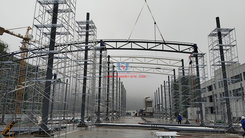 Zhejiang True Love Carpet Industry Technology Co., LTD. Plant three roof steel structure project Zhejiang True Love Carpet Industry Technology Co., LTD. Plant three roof steel structure project