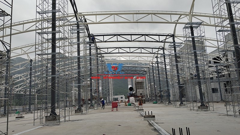 Zhejiang True Love Carpet Industry Technology Co., LTD. Plant three roof steel structure project Zhejiang True Love Carpet Industry Technology Co., LTD. Plant three roof steel structure project