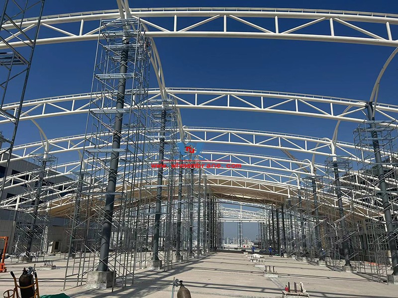 Zhejiang True Love Carpet Industry Technology Co., LTD. Plant three roof steel structure project Zhejiang True Love Carpet Industry Technology Co., LTD. Plant three roof steel structure project