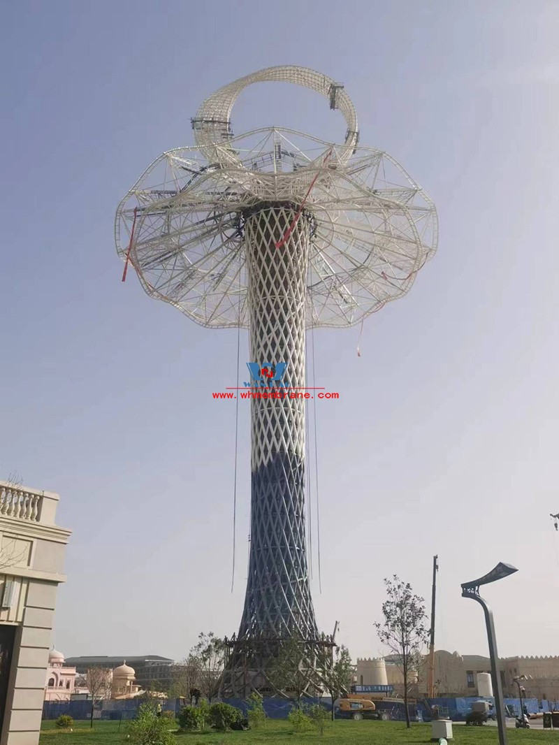 Xi 'an Silk Road tower steel structure project Xi 'an Silk Road tower steel structure project