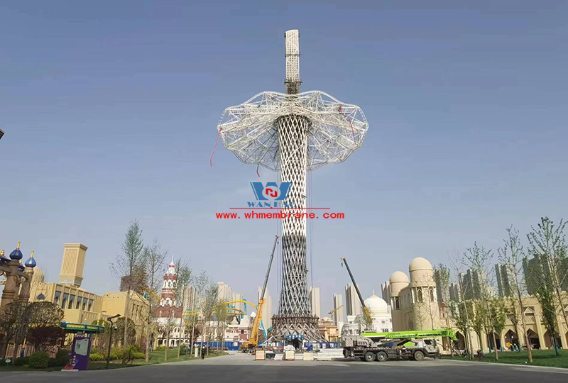 Xi 'an Silk Road tower steel structure project Xi 'an Silk Road tower steel structure project
