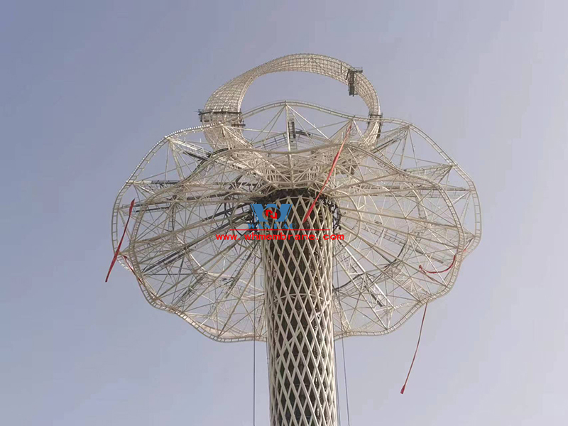 Xi 'an Silk Road tower steel structure project Xi 'an Silk Road tower steel structure project