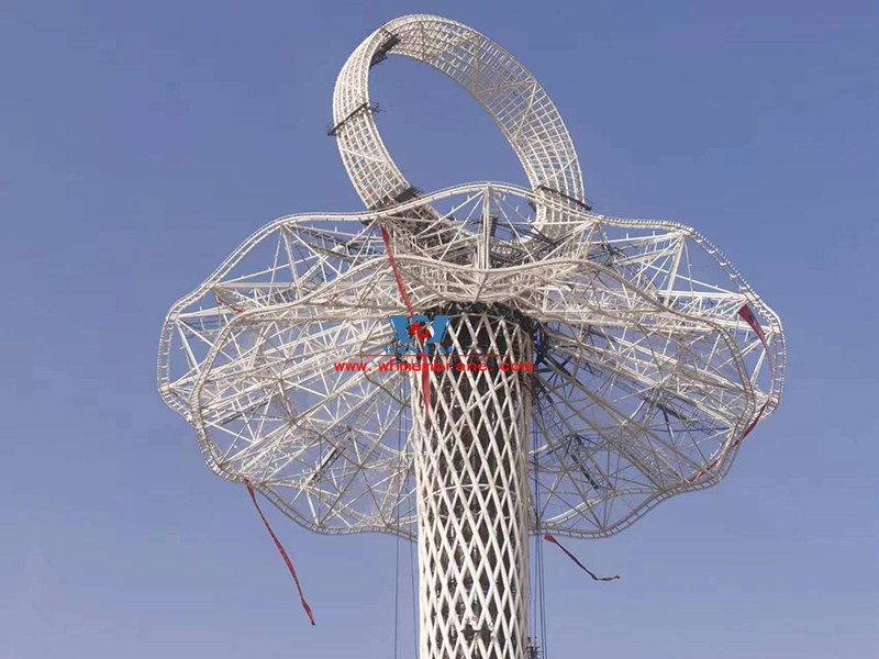 Xi 'an Silk Road tower steel structure project Xi 'an Silk Road tower steel structure project