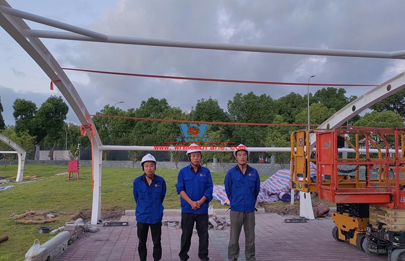 China Civil aviation Ningbo control traffic management station carport construction project