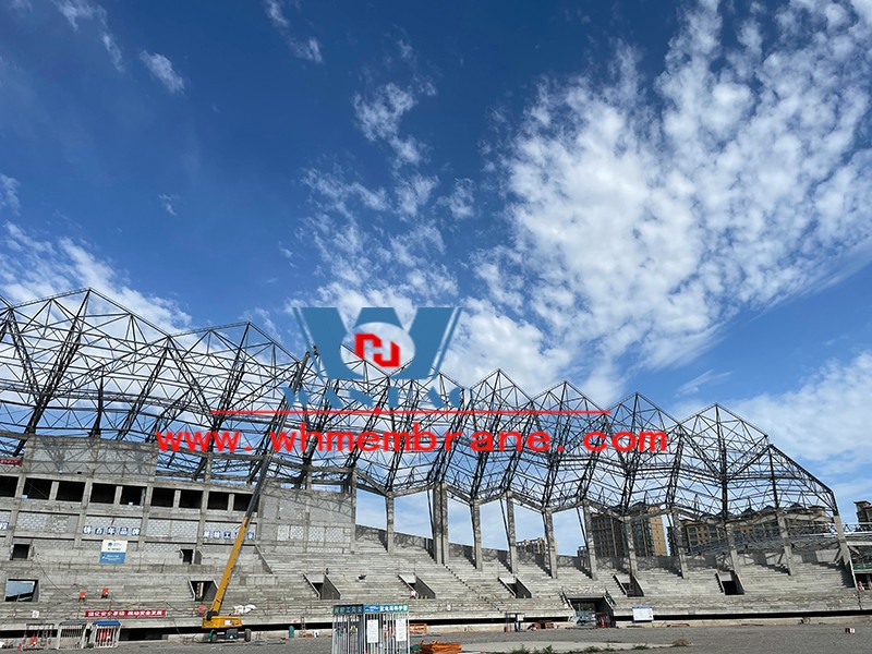 Zhangye Olympic sports center steel structure Zhangye Olympic sports center steel structure