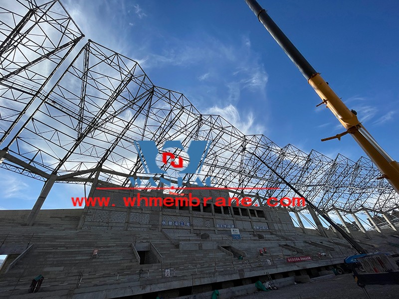 Zhangye Olympic sports center steel structure Zhangye Olympic sports center steel structure